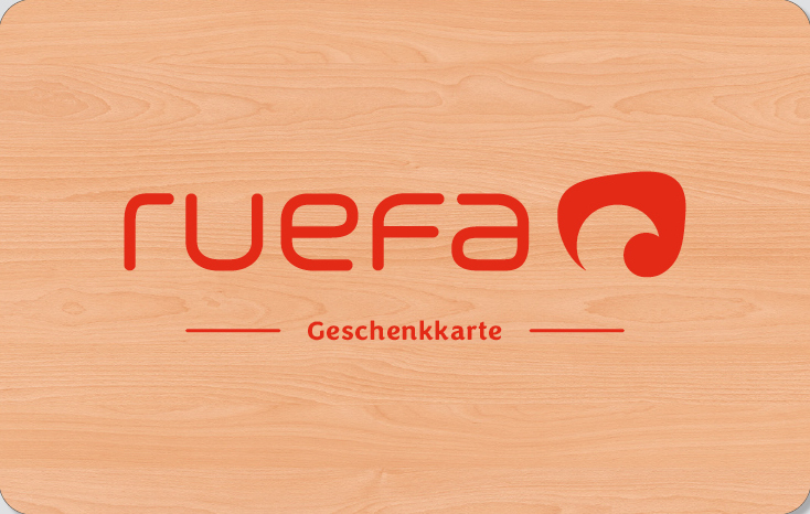 Ruefa Geschenkkarte - Holz